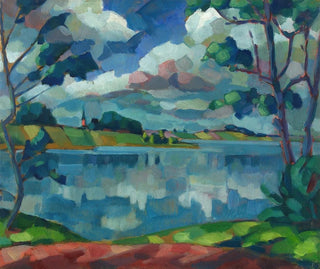 Church of Saadjärv - Konrad Mägi — artwork view
