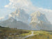 Mountain Landscape Painting - Konrad Petrides — artwork view