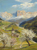 Saint-Cyprien à Tiers with the Rose Garden - Konrad Petrides — artwork view