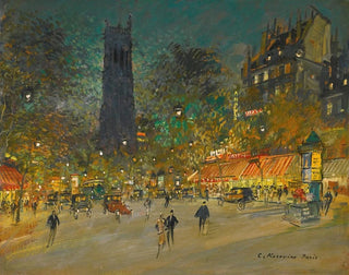 La tour Saint-Jacques - Konstantin Alexeïevitch Korovine — artwork view