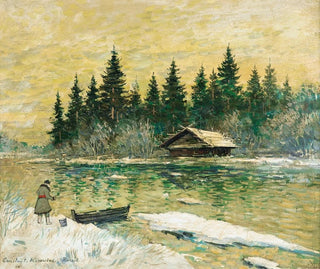 The Fisherman - Konstantin Alexeïevitch Korovine — artwork view