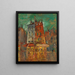 Paris nocturne - Konstantin Alexeïevitch Korovine — framed artwork on a wall