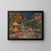 Paris at Night - Konstantin Alexeïevitch Korovine — framed artwork on a wall