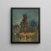 Boulevard parisien - Konstantin Alexeïevitch Korovine — framed artwork on a wall