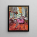Portrait of the ballerina Vera Trefilova - Konstantin Alexeïevitch Korovine — framed artwork on a wall