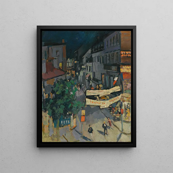 Vichy at Night - Konstantin Alexeïevitch Korovine — framed artwork on a wall