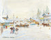 Winter Landscape Painting - Konstantin Alexeïevitch Korovine — artwork view
