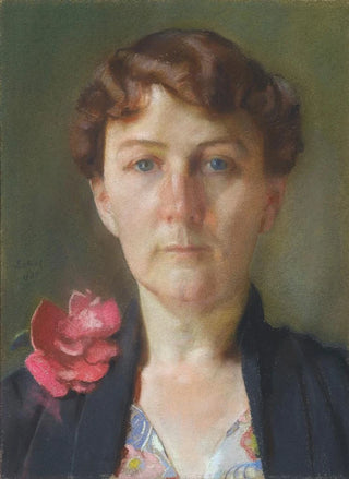Portrait of a Lady - Konstantin Andreevich Somov — artwork view