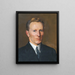 Portrait of Boris Nolde - Konstantin Andreevich Somov — framed artwork on a wall