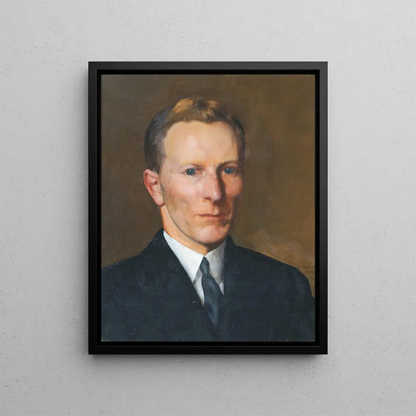 Portrait of Boris Nolde - Konstantin Andreevich Somov — framed artwork on a wall