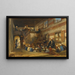 In the classroom - Konstantin Egorovich Makovsky — framed artwork on a wall