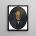 Portrait of the artist's father Egor Ivanovitch Makovsky - Konstantin Egorovich Makovsky — framed artwork on a wall