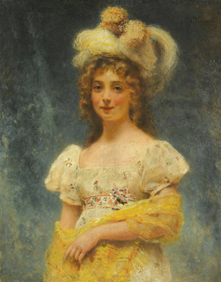 Konstantin Egorovich Makovsky - Yellow shawl.webp