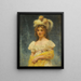 Yellow Shawl - Konstantin Egorovich Makovsky — framed artwork on a wall
