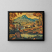 Fantastic Landscape - Konstantin Fedorovich Bogaevsky — framed artwork on a wall