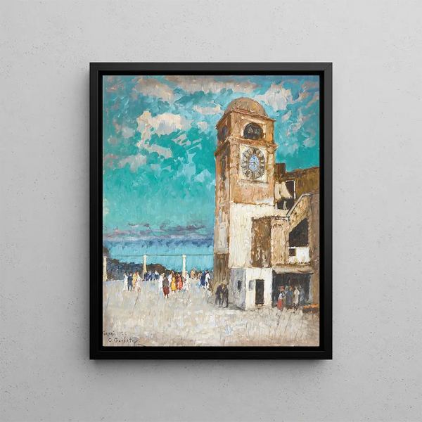 Corsair Painting - Konstantin Ivanovich Gorbatov — framed artwork on a wall