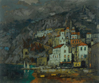 View of Amalfi - Konstantin Ivanovich Gorbatov — artwork view