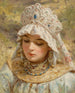 Portrait of a lady with a kokochnik - Konstantin Makovsky — artwork view