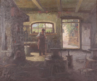 an Old Farrier - Konstantin Stoitzner — artwork view