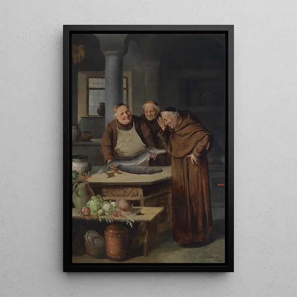 A Good Catch - Konstantin Stoitzner — framed artwork on a wall