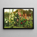 Rose trémières - Konstantin Yakovlevich Kryzhitsky — framed artwork on a wall