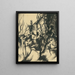 A house among the trees - Konstantin Bauer — framed artwork on a wall