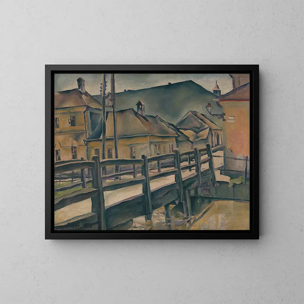 Rue Garbiarska in Kociach - Konstantin Bauer — framed artwork on a wall