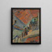 in front of the house - Konstantin Bauer — framed artwork on a wall