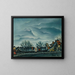 On the outskirts of the city - Konstantin Bauer — framed artwork on a wall