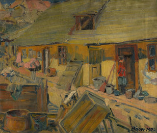 Cour de paysan - Konstantin Bauer — artwork view