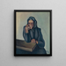 Anxiety - Konstantin Bauer — framed artwork on a wall