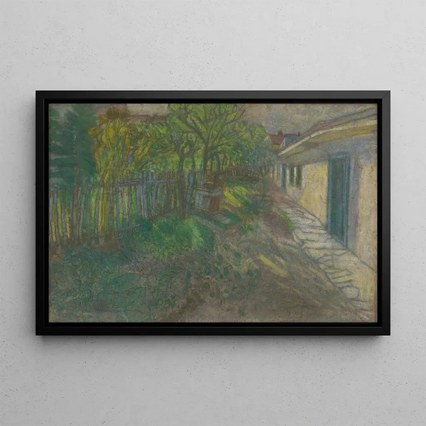 Artist's House Painting - Konstantin Korovin — framed artwork on a wall