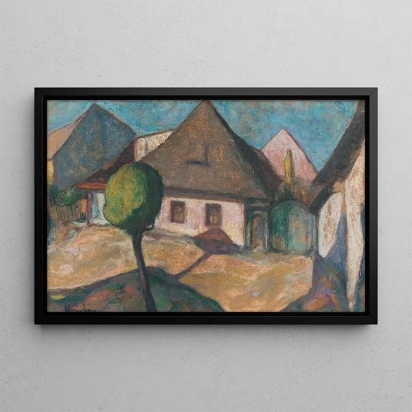 Old Koice Painting - Konstantin Korovin — framed artwork on a wall