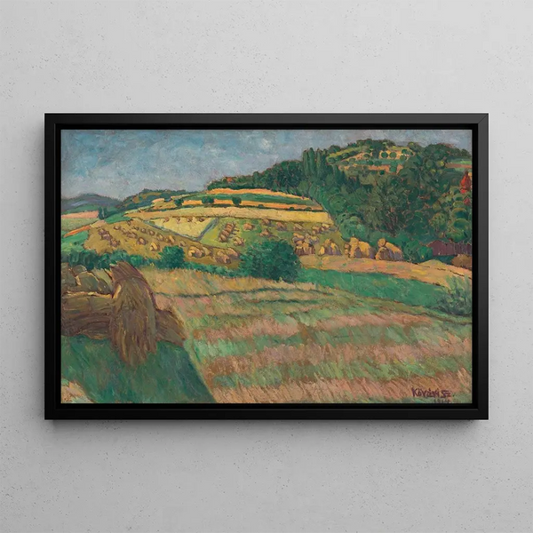 View of Rozliu near Koiciach - Konstantin Korovin — framed artwork on a wall