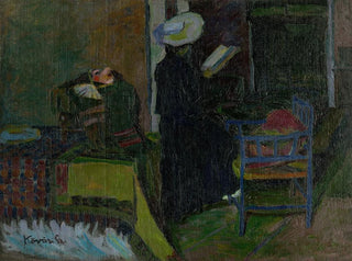 Rug in the bedroom - Konstantin Korovin — artwork view