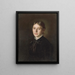 Portrait of Mrs. Boorov Kornel Boh - Kornel Boh — framed artwork on a wall