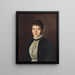 Portrait of Mrs. M. Mandelkov - Kornel Boh — framed artwork on a wall