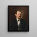 Portrait of the sage Michal Mandelk - Kornel Boh — framed artwork on a wall