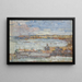 View of Belgrade - Kosta Milievi — framed artwork on a wall