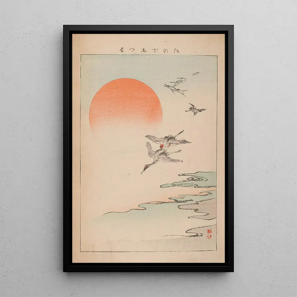 Kacho gafu Pl01 - Kotei Fukui — framed artwork on a wall