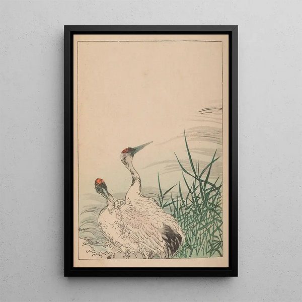 Kacho gafu Pl02 - Kotei Fukui — framed artwork on a wall