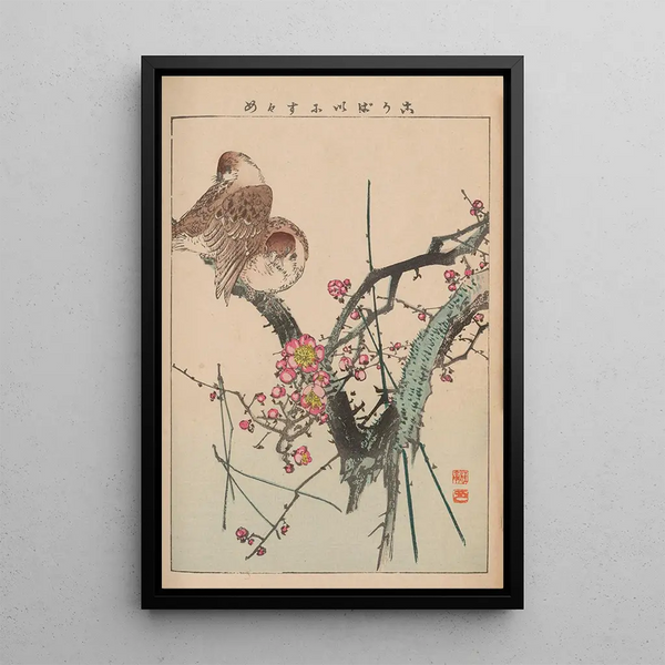 Kacho gafu Pl05 - Kotei Fukui — framed artwork on a wall