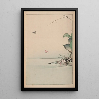Kacho gafu Pl06 - Kotei Fukui — framed artwork on a wall