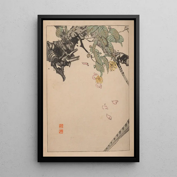Kacho gafu Pl08 - Kotei Fukui — framed artwork on a wall