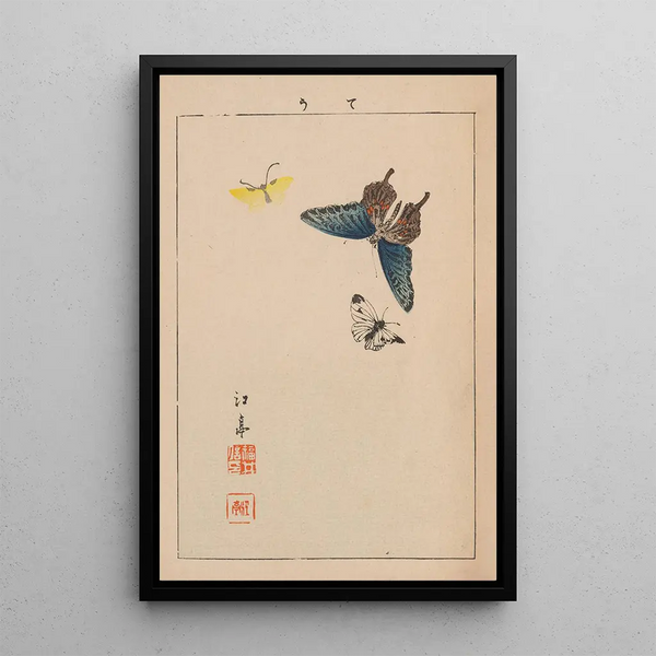 Kacho gafu Pl14 - Kotei Fukui - Kotei Fukui — framed artwork on a wall