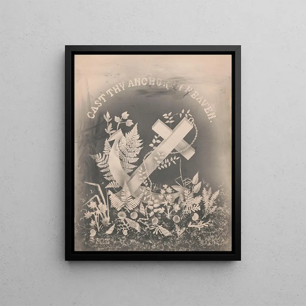 Jette ton ancre dans le ciel - Krebs Lith & Co.. — framed artwork on a wall