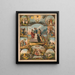 Graphic Painting - Krebs Lith & Co.. — framed artwork on a wall