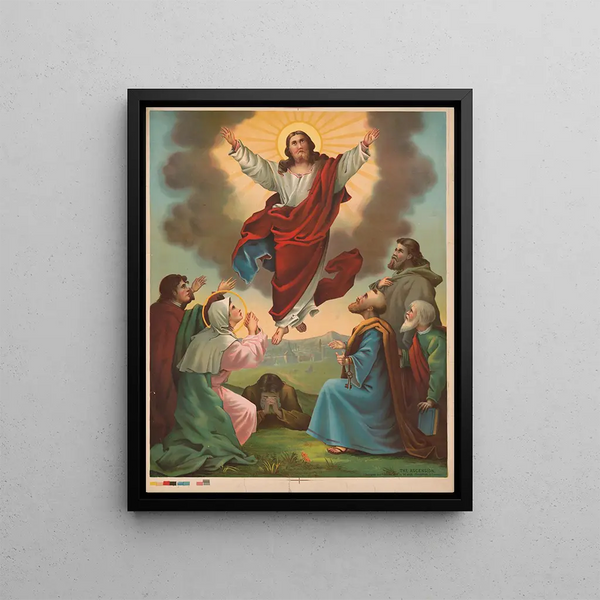 L'ascension - Krebs Lith & Co.. — framed artwork on a wall