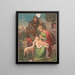 The Holy Family - Krebs Lith & Co.. — framed artwork on a wall