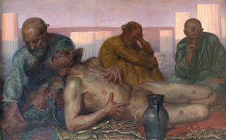 Job and His Friends - Kristian Zahrtmann — artwork view